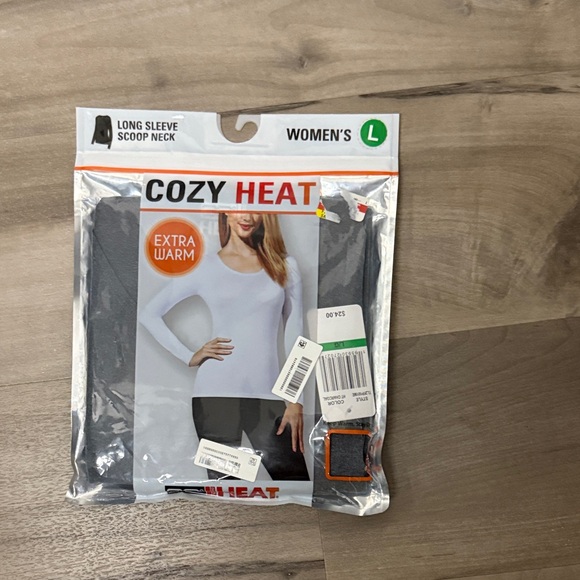 32 Degrees Heat Women's Thermal Top - Gray - Picture 1 of 2